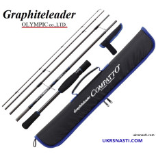 Спиннинг пятичастный Graphiteleader Compatto GCMS-745ML длина 2,24м тест до 20гр